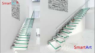 How to install floating stairs?  Is the floating glass stair safe? - SmartArt