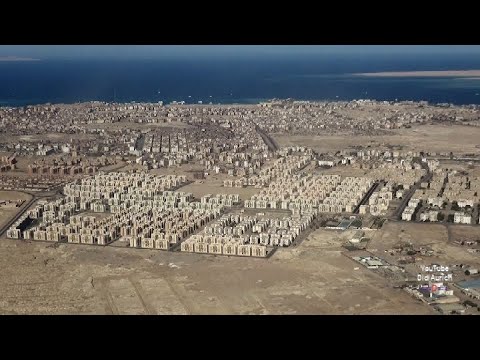 Abflug aus Hurghada über das rote Meer in Ägypten Egypt, Departure Ready for take off in Hurghada