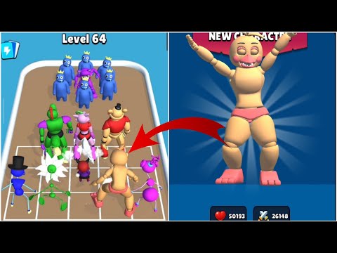 Blue Run And Merge Friends | Level 59 to 64