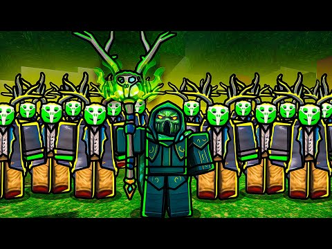 I Made An ARMY With The Necromancer Class In 99 Nights In The Forest...