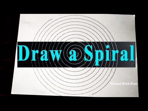 How To Draw a Spiral - YouTube