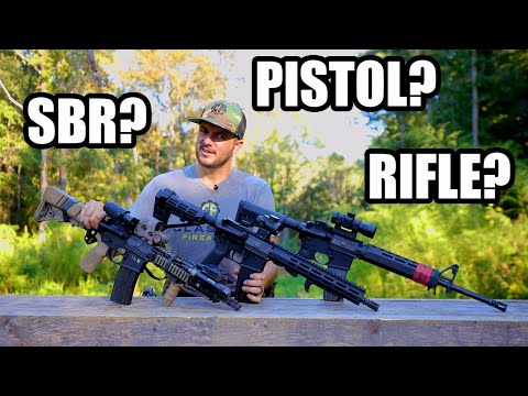 AR-15 Pistol vs SBR vs Rifle