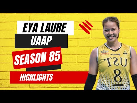 Eya Laure's Volleyball Brilliance: Spectacular Moments in UAAP Season 85!  #volleyball