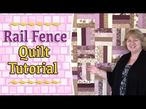 Quilting Tutorials: Rail Fence Quilt Tutorial
