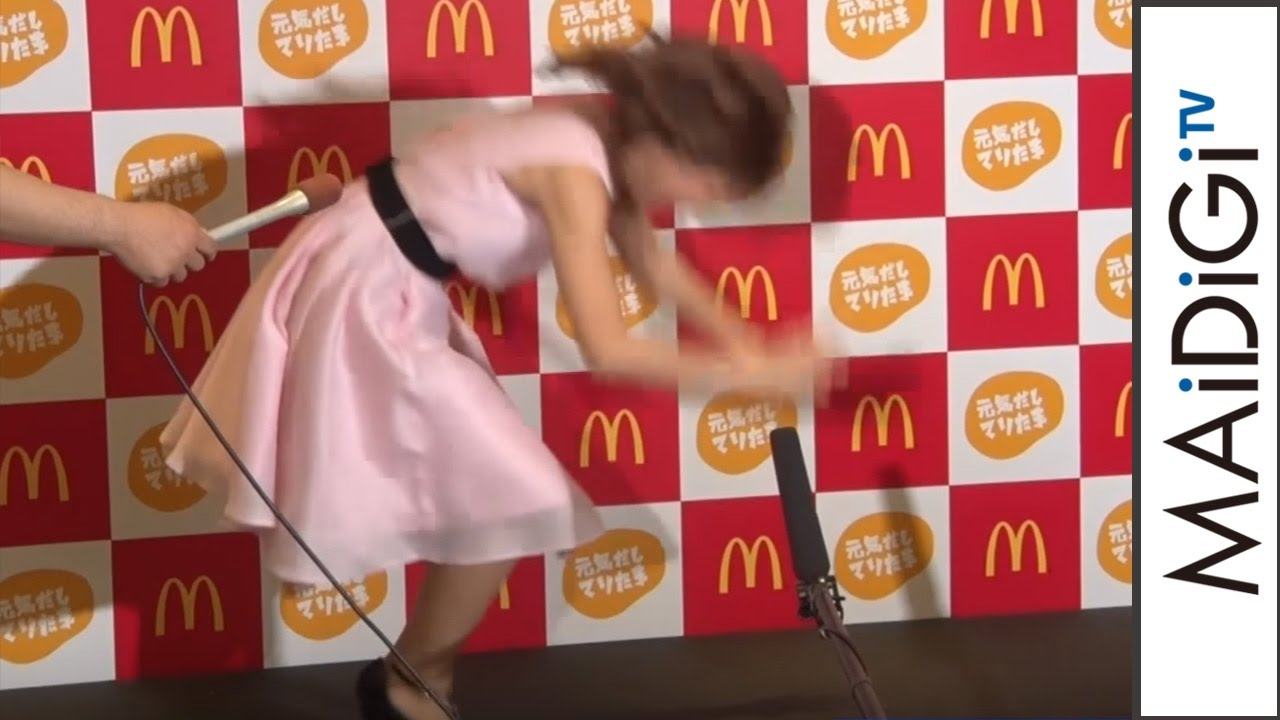 動画 元気過ぎる 鈴木奈々 イベントで前転披露 元気だしてりたま 発表会 会見 Maidigitv マイデジｔｖ