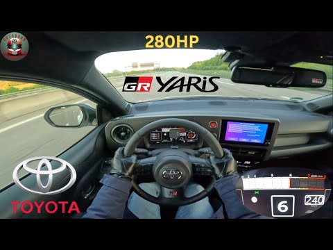Toyota GR Yaris || 280HP || TOP SPEED on german Autobahn