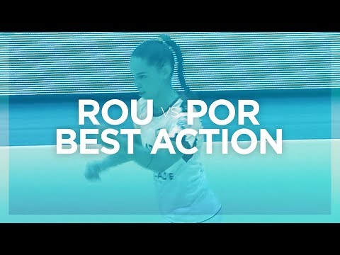 Unbelievable spin goal from Soraia Lopes | Romania vs Portugal | Women's EHF EURO 2018