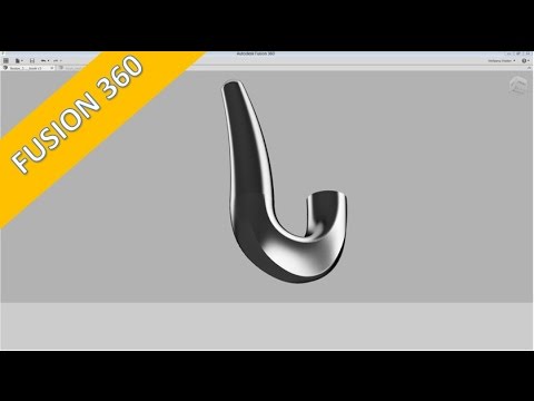 Haken Hook Autodesk Fusion 360 Training Surfaces