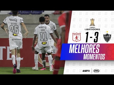 Gols e lances de América de Cali x Atlético Mineiro