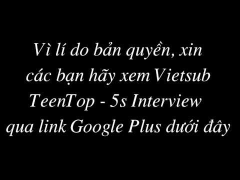 [SubzOnTOP][Vietsub] 150707 SBS MTV THE SHOW - TEEN TOP 5 Seconds Interview