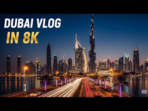 Dubai 12K Video Ultra HD - Dolby Vision HDR - UAE Drone View ( 2025 ) #dubai #vlog
