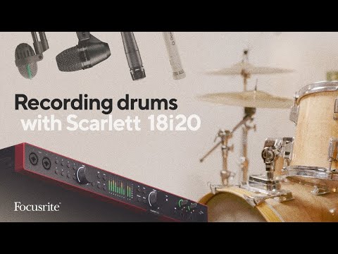 How to Record Drums Using Scarlett 18i20 with George ‘G1’ Lever
