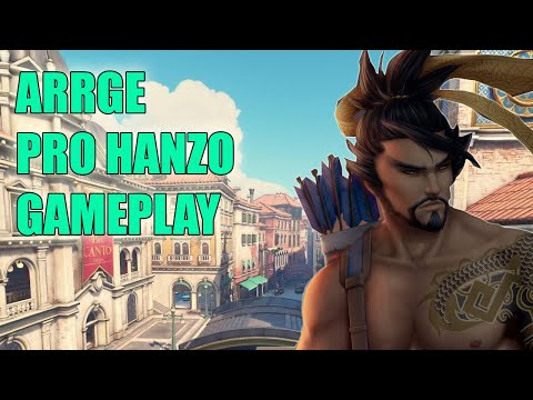 ARRGE PRO HANZO GAMEPLAY - GRAND MASTER OVERWATCH SEASON 21