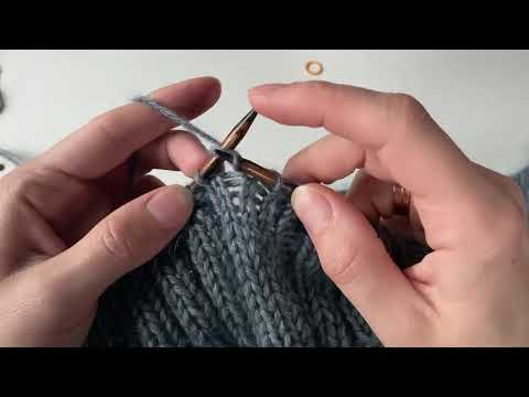 Cast off 2x2 rib