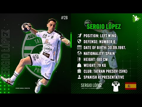 Sergio Lopez - Left Wing - Tatran Presov - Highlights - Handball - CV - 2022/23