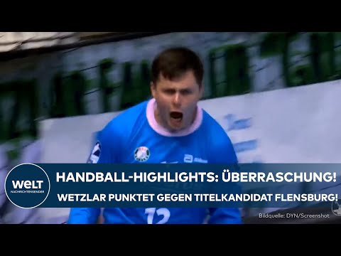 Video Thumbnail: HANDBALL: Überraschung! Wetzlar punktet gegen Titelkandidat Flensburg-Handewitt | Highlights #hbl