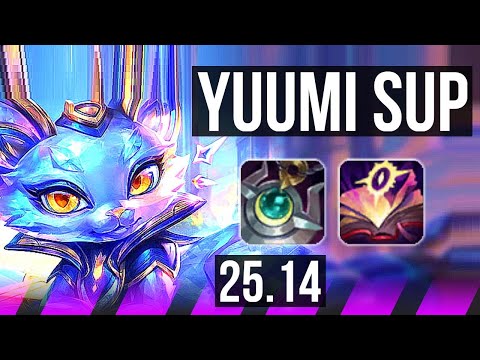 YUUMI & Yasuo vs LUX & Zyra (SUP) | 1/0/18, 1200+ games | EUW Master | 25.14