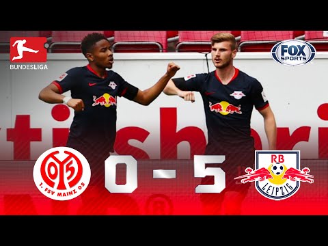Mainz 05 - RB Leipzig [0-5] | GOLES | Jornada 27 | Bundesliga