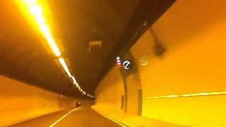 preview picture of video 'Hindhead Tunnel Southbound - opening day 27th July 2011'