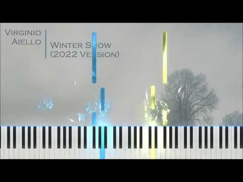 Winter Snow (2022) by Virginio Aiello - [Piano Tutorial] (Synthesia - SeeMusic)