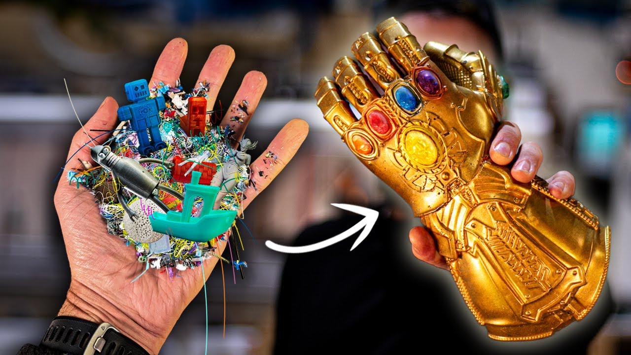 Recycle 3D Printing Waste AT HOME