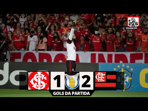 INTERNACIONAL 1X2 FLAMENGO - GOLS DA PARTIDA - 34ª RODADA BRASILEIRÃO 2021