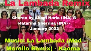 ✨La Lambada Remix Line Dance - High Beginner (Abadi Haria & Katarina Sherrina)✨🕺💃
