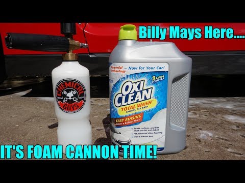 OxiClean Foam Cannon Test on my Nissan GTR!
