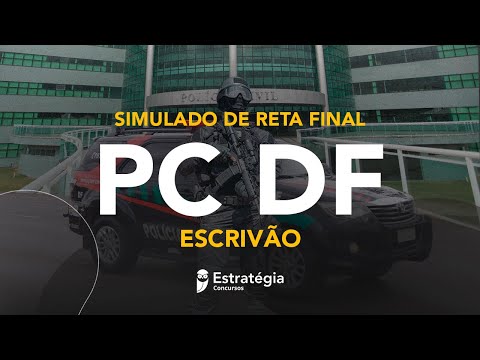Simulado Reta Final PCDF - Escrivão: Correção