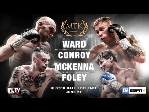 LIVE PROFESSIONAL BOXING! - MTK GLOBAL PRESENTS ... 'FIGHT NIGHT BELFAST' - ULSTER HALL / FULL CARD