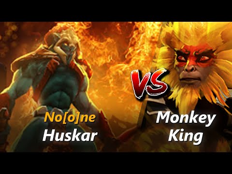How to Huskar mid vs Monkey King (feat. No[o]ne) | First 10 minutes