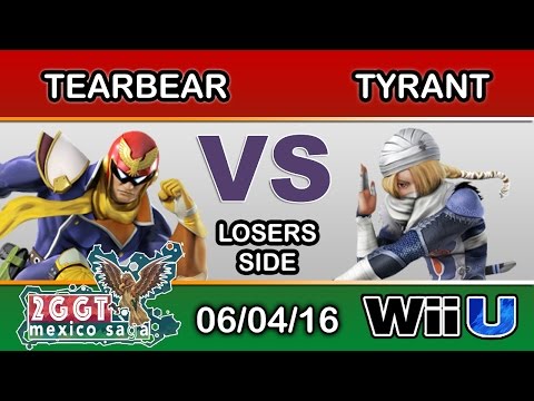 2GGT: Mexico Saga - Tearbear (Captain Falcon) Vs. NME | Tyrant (Sheik) Losers Side - Smash Wii U