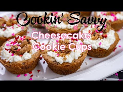 Cheesecake Cookie Cups by Cookin' Savvy