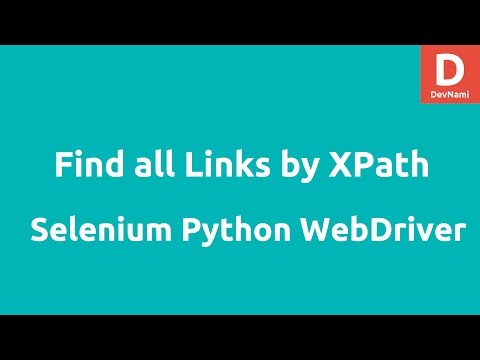 Find All href Elements XPath in Python Selenium