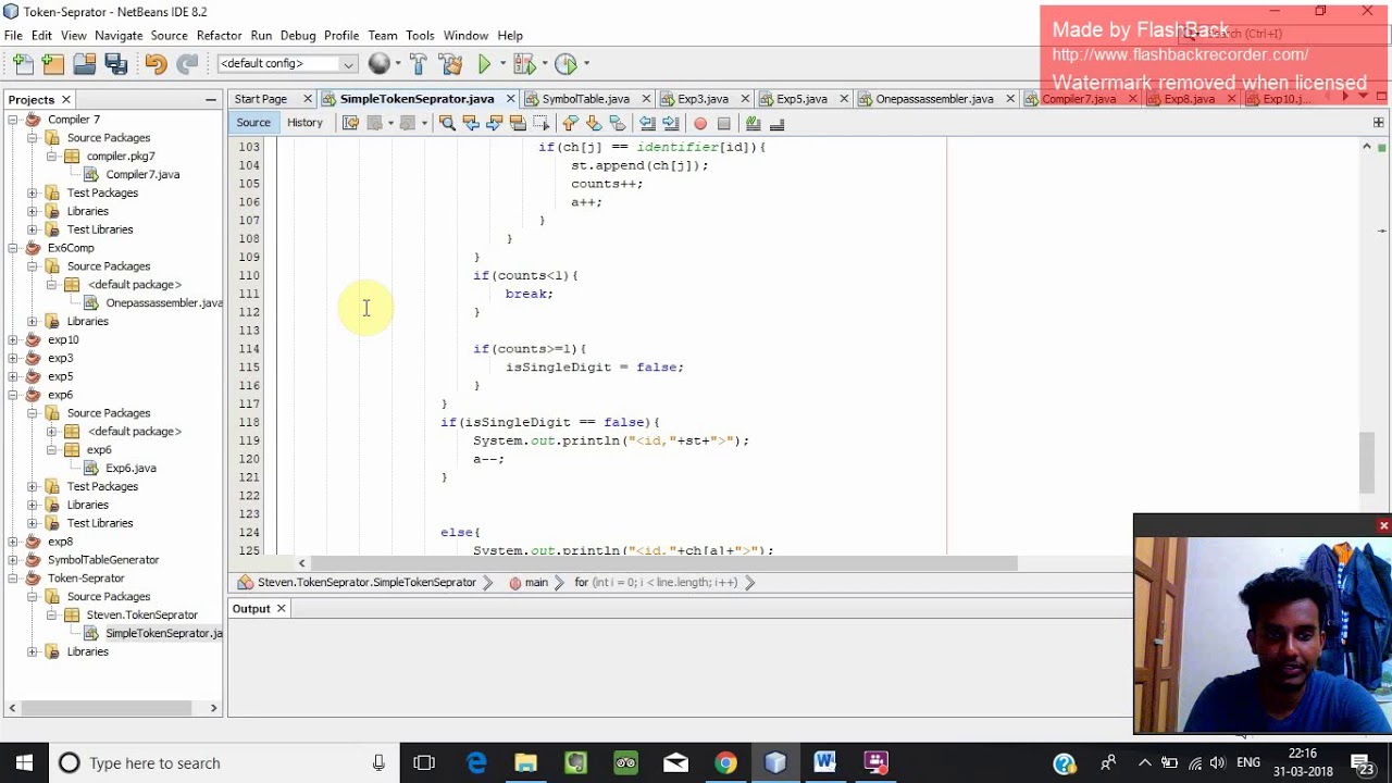 Ex 1 System Software and Compiler Lab