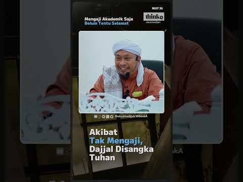 Selamatkah Kita Bila Berdepan Dengan Dajjal? 😟 #abukhadijah #ustazsyakir #dajjal #akidah