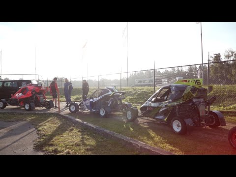 BK Rallycross Round 4 Valkenswaard - X Cross Car drivers arrival and preparations