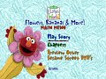 Sesame Street Flowers Bananas And More DVD Menu Walkthrough
