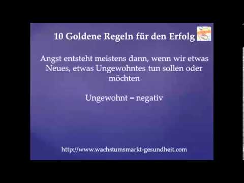 10 goldene Regeln für den Erfolg Folge 7