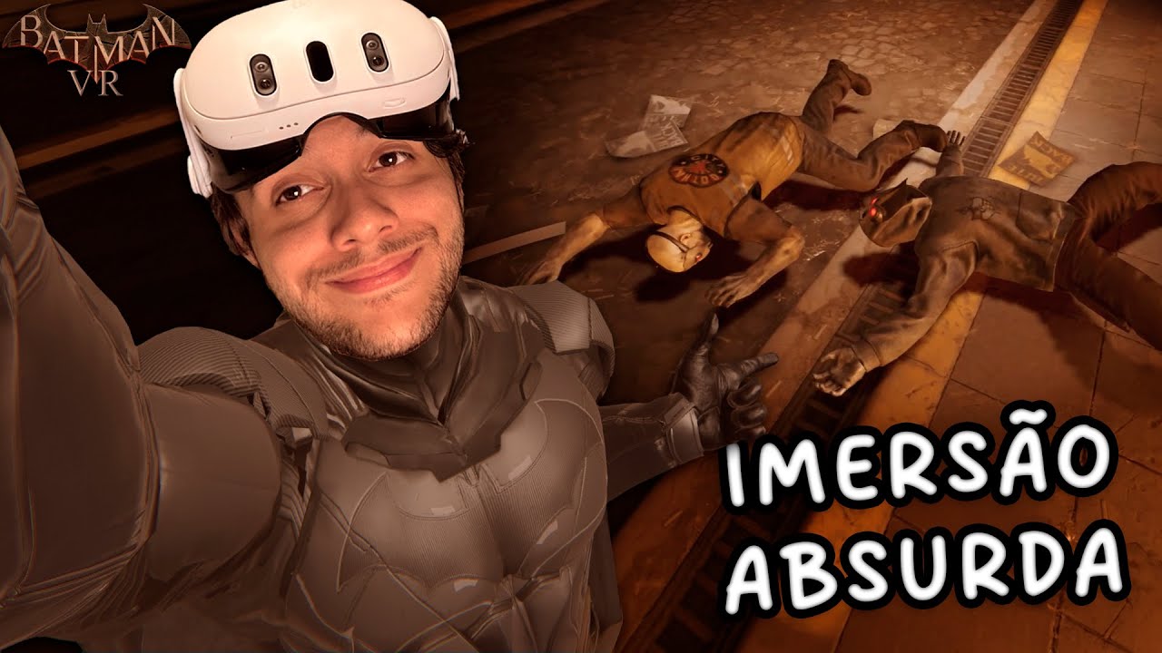 ME APAIXONEI pelo BATMAN de VR, as lutas são INCRÍVEIS... (Gameplay c/ história legendada em PT-BR)