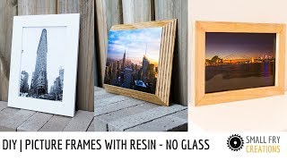 DIY picture frames with Resin - No glass