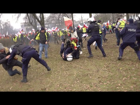 Rolnicy i myśliwi pod Sejmem. Bitwa