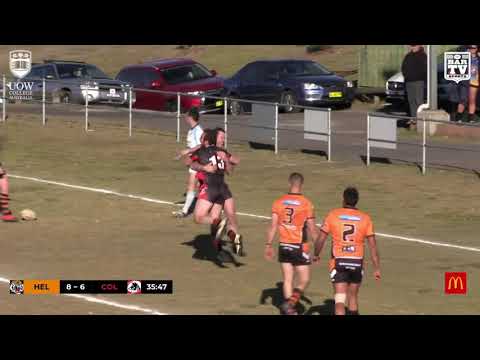2019 IDRL 1st Grade Round 14 Highlights - Collegians vs Helensburgh Tigers