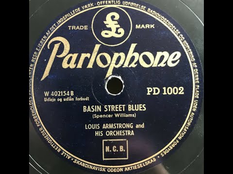 "Basin Street Blues" (Spencer Williams song) Louis Armstrong & Orchestra--Earl Hines on celesta