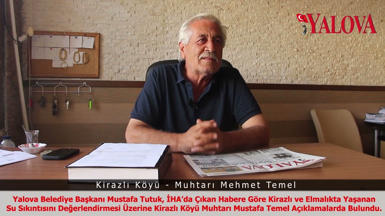 Kirazlı Muhtarı Mustafa Temel, “Kaç Tane Köye Su Verdiğinden Haberi Yok”