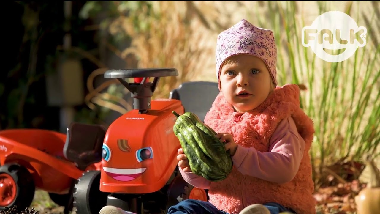 FALK - Detský bicykel Kubota s ťažným zariadením