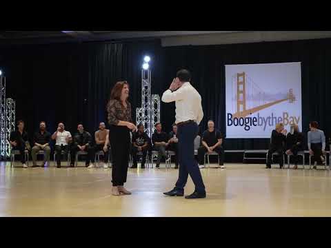 Boogie by the Bay 2022 Champion j'n'j Melissa Rutz and Ben Morris.