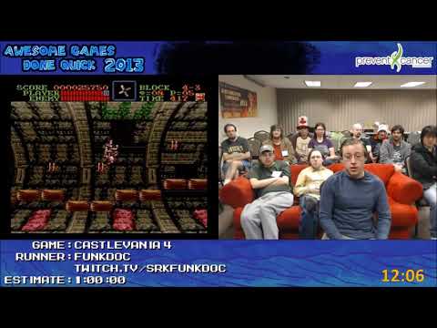 Super Castlevania IV (Any%) by Funkdoc in 36:12 - AGDQ 2013