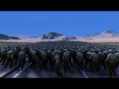 300 Spartans vs 5000 Zombies who will Win?