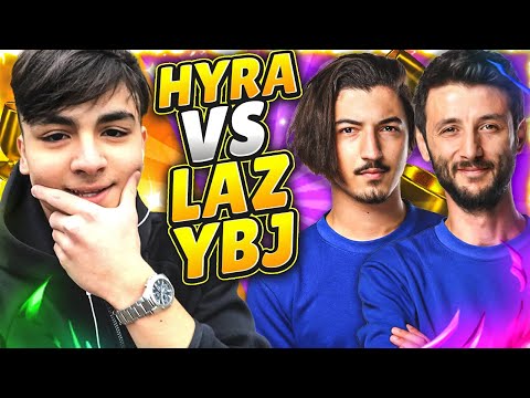 LAZ ve YBJ vs HYRA! *2 vs 1* Brawl Stars